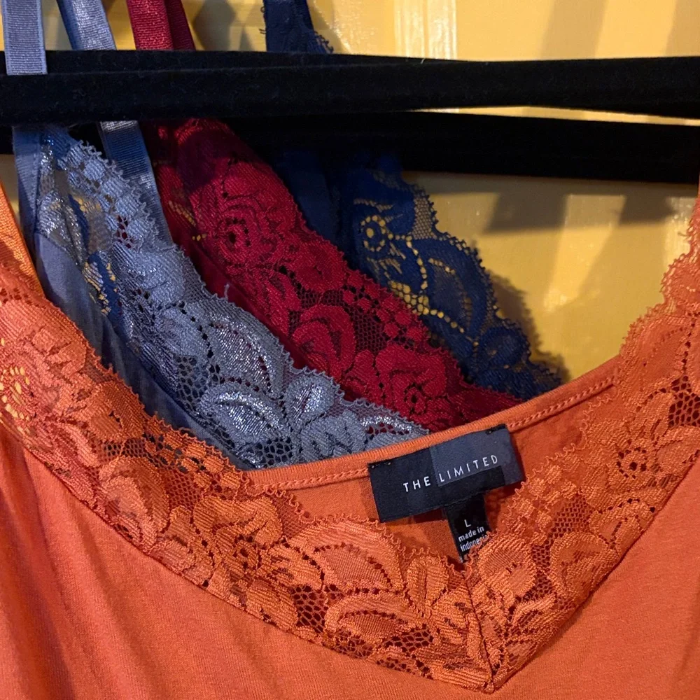 The Limited 4 Lace Camisoles - Picture 2 of 12